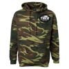 Unisex Camo Fleece Hoodie Sweatshirt Thumbnail