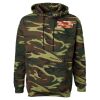 Unisex Camo Fleece Hoodie Sweatshirt Thumbnail