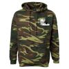 Unisex Camo Fleece Hoodie Sweatshirt Thumbnail