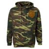 Unisex Camo Fleece Hoodie Sweatshirt Thumbnail