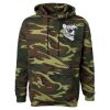 Unisex Camo Fleece Hoodie Sweatshirt Thumbnail