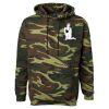 Unisex Camo Fleece Hoodie Sweatshirt Thumbnail