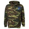 Unisex Camo Fleece Hoodie Sweatshirt Thumbnail