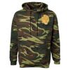 Unisex Camo Fleece Hoodie Sweatshirt Thumbnail