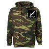 Unisex Camo Fleece Hoodie Sweatshirt Thumbnail
