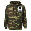 Unisex Camo Fleece Hoodie Sweatshirt Thumbnail