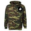 Unisex Camo Fleece Hoodie Sweatshirt Thumbnail