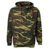Unisex Camo Fleece Hoodie Sweatshirt Thumbnail