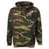 Unisex Camo Fleece Hoodie Sweatshirt Thumbnail