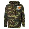 Unisex Camo Fleece Hoodie Sweatshirt Thumbnail