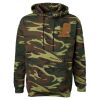 Unisex Camo Fleece Hoodie Sweatshirt Thumbnail