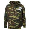 Unisex Camo Fleece Hoodie Sweatshirt Thumbnail