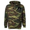 Unisex Camo Fleece Hoodie Sweatshirt Thumbnail