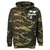 Unisex Camo Fleece Hoodie Sweatshirt Thumbnail