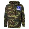 Unisex Camo Fleece Hoodie Sweatshirt Thumbnail