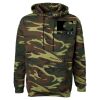 Unisex Camo Fleece Hoodie Sweatshirt Thumbnail