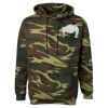 Unisex Camo Fleece Hoodie Sweatshirt Thumbnail