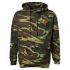 Unisex Camo Fleece Hoodie Sweatshirt Thumbnail