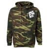 Unisex Camo Fleece Hoodie Sweatshirt Thumbnail