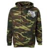 Unisex Camo Fleece Hoodie Sweatshirt Thumbnail