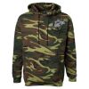 Unisex Camo Fleece Hoodie Sweatshirt Thumbnail
