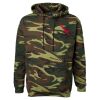 Unisex Camo Fleece Hoodie Sweatshirt Thumbnail