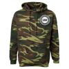 Unisex Camo Fleece Hoodie Sweatshirt Thumbnail