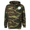 Unisex Camo Fleece Hoodie Sweatshirt Thumbnail