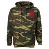Unisex Camo Fleece Hoodie Sweatshirt Thumbnail