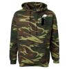 Unisex Camo Fleece Hoodie Sweatshirt Thumbnail