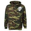 Unisex Camo Fleece Hoodie Sweatshirt Thumbnail