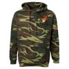 Unisex Camo Fleece Hoodie Sweatshirt Thumbnail