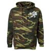 Unisex Camo Fleece Hoodie Sweatshirt Thumbnail