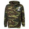Unisex Camo Fleece Hoodie Sweatshirt Thumbnail