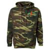 Unisex Camo Fleece Hoodie Sweatshirt Thumbnail