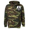 Unisex Camo Fleece Hoodie Sweatshirt Thumbnail