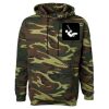 Unisex Camo Fleece Hoodie Sweatshirt Thumbnail