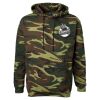 Unisex Camo Fleece Hoodie Sweatshirt Thumbnail