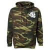 Unisex Camo Fleece Hoodie Sweatshirt Thumbnail