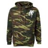 Unisex Camo Fleece Hoodie Sweatshirt Thumbnail