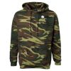 Unisex Camo Fleece Hoodie Sweatshirt Thumbnail