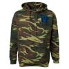 Unisex Camo Fleece Hoodie Sweatshirt Thumbnail