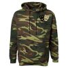 Unisex Camo Fleece Hoodie Sweatshirt Thumbnail