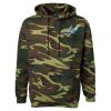Unisex Camo Fleece Hoodie Sweatshirt Thumbnail