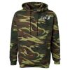 Unisex Camo Fleece Hoodie Sweatshirt Thumbnail