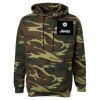 Unisex Camo Fleece Hoodie Sweatshirt Thumbnail