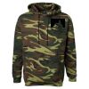 Unisex Camo Fleece Hoodie Sweatshirt Thumbnail