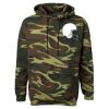 Unisex Camo Fleece Hoodie Sweatshirt Thumbnail