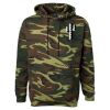 Unisex Camo Fleece Hoodie Sweatshirt Thumbnail