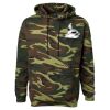 Unisex Camo Fleece Hoodie Sweatshirt Thumbnail